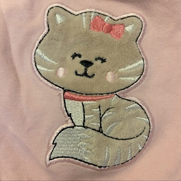 Garanimals & Small Wonders baby girl long sleeved pink onesies 2 pack size 3-6M - Picture 5 of 8